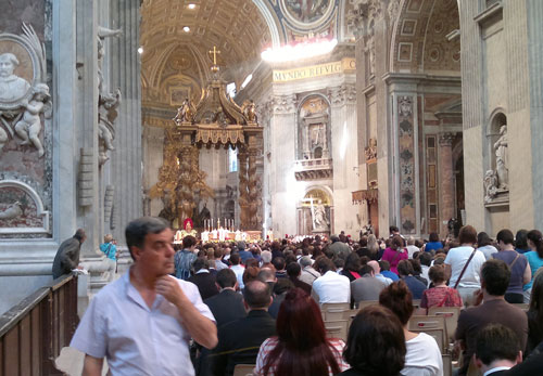 Pope Benedict XVI in Rome, Italy, May 2012